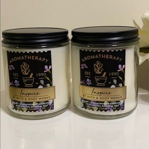 Bath & Body Works Accents - BBW, Aromatherapy Inspire Candle Bath & Body Works Accents - BBW, Aromatherapy Inspire Candle